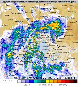 299K views · 1K reactions |  6:56AM - RAIN UPDATE FOR MELBOURNE AND...