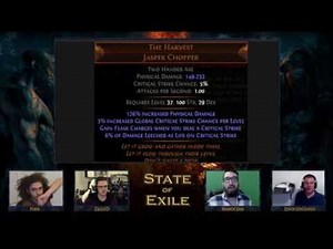 State of Exile Preshow Unique Analysis (1.2 Forsaken masters)