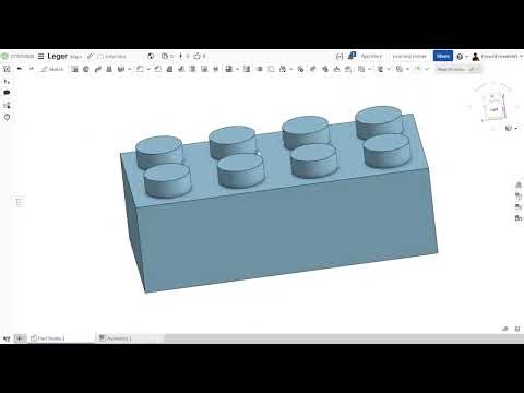 How to design a (detailed) Lego in Onshape!
