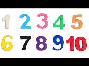 Learn Numbers with Play Doh for Kids | Learn Colors for Kids | Learn to Count 1to10 | Number Song