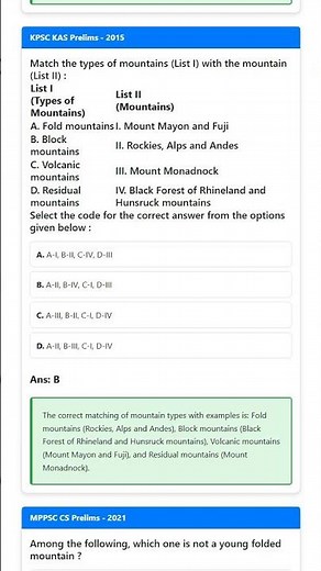Definition, Types, and Classification of Mountain Ranges Fold, Block, Volcanic, Relict
