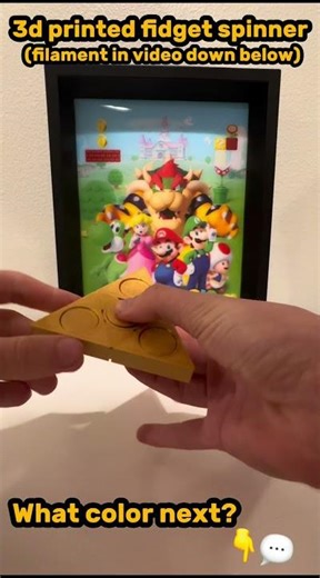 Fidget Spinner 3d Print | #3dprinting #3dprints ​⁠#awesome3dprints