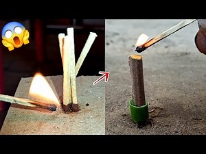 Match Bomb 😱 Amazing Cracker experiment 😜| Diwali cracker testing 2024 #crackers