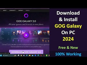 GOG GALAXY || How to Download and Install GOG Galaxy on PC (Full Setup)