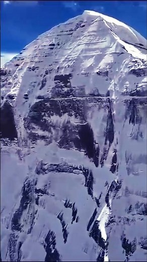 Amazing drown view of Mount Kailash #kailash #harharmahadev #bholenath #shiv #mahadev #kedarnath