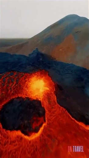 Volcano Eruption 🌋🔥 The Closest View of Molten Lava Amazing Facts