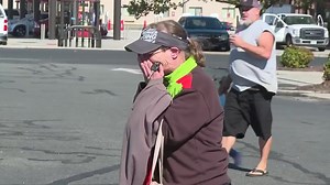 Customers surprise fast food employee who walks to work with a car