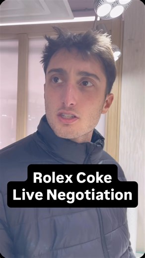 Vookum on Instagram: "How to buy a Rolex GMT. In this live Rolex negotiation video I will be attempting to purchase a Rolex GMT reference 16710 “coke” for under $9,000. This is a hot watch and a top seller, let’s hope I can secure it at the right price! #rolex #watches #luxury #business #entrepreneur #foryou"