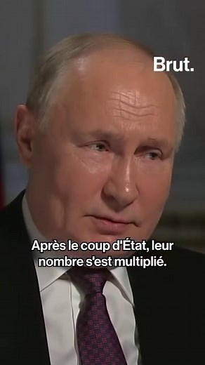 Voici la réponse de Vladimir Poutine à un journaliste qui lui demande si "Macron a perdu la tête". | Brut