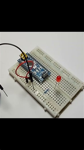 Arduino with blinking LED