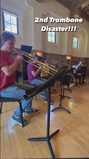 Christmas trombone fail