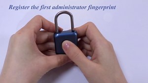 Fingerprint Padlock, Dhiedas Smart keyless Locker Lock, Biometric Finegrprint Lock, Small Lock with USB Rechargeable, for Gym, Door, Luggage, Suitcase, Backpack, Bike, Office(Only Fingerprint)