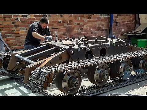 Man Builds Incredible TANK for His Son Reusing Old Vehicles | by @mwigmedia