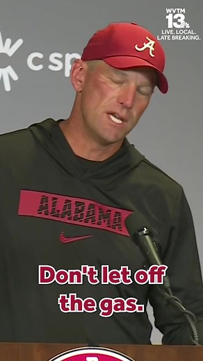 With a 38-14 win over the Badgers﻿ now in the books, the question remains: can the Tide sustain its momentum on an off week and carry it to Georgia? | WVTM 13