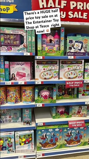 There’s a HUGE half price toy sale on at The Entertainer Toy Shop at Tesco right now!💥 #shorts #uk
