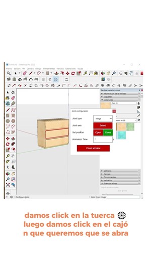 APRENDE COMO ANIMAR MUEBLES EN SKETCHUP! #sketchup #interiordesign#plugins #dbs #renderrealista