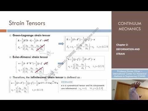 Continuum Mechanics - Ch 2 - Lecture 14 - Infinitesimal Strain