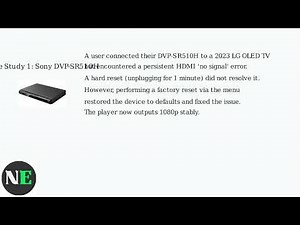 How To Hard Reset A Sony DVD Player – Factory Defaults & HDMI Fix