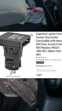 Honda HRV rear 12v socket replacement