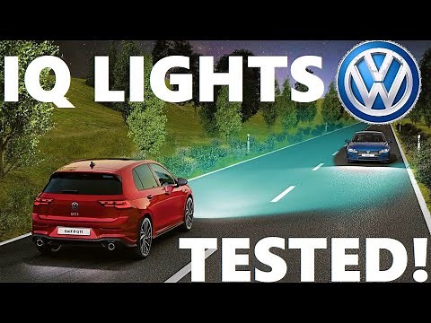 VW MATRIX IQ LIGHTS REAL WORLD TEST on The Road
