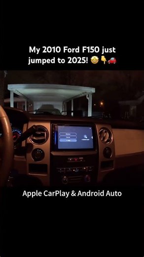 Upgrade a 2010 Ford F150 radio to a 2025 9" Android 14 head unit. #carplay #androidauto #fordf150