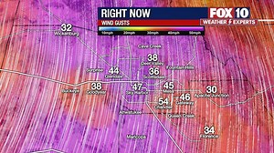 Winds up to 55 mph blow across the Phoenix metro area, NWS issues advisory