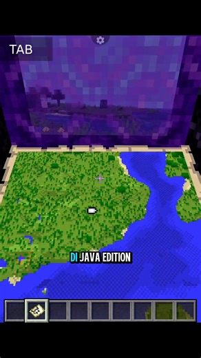 Map Java VS Map Bedrock #minecraft #minecraftpe #gaming #minecraftshorts