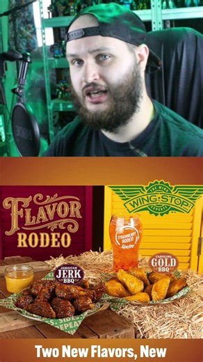 Wingstop Flavor Rodeo w NEW Jerk BBQ and Gold BBQ Sauces! #wingstop