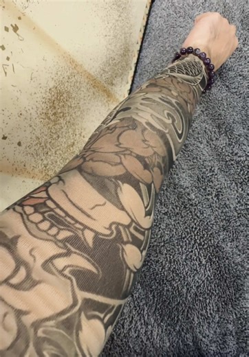 Realistic Tattoo Look Without the Ink for Riders