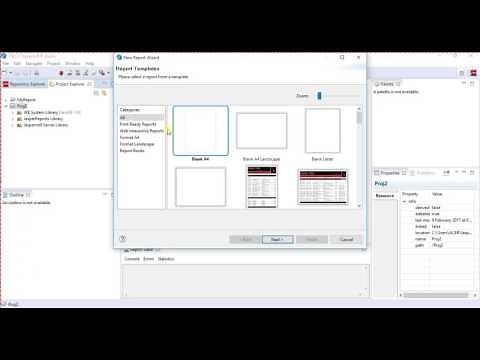 Creating Jasper report from Oracle data source.