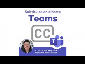 Subtítulos en directo en Teams - Live caption [Microsoft]