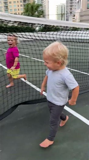 Kids are laughing together. Baby smilesound! #shorts