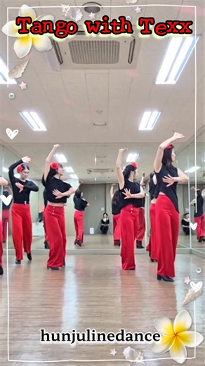 [쉬운초중급] Tango with Texx Linedance l 탱고위드텍스 라인댄스 l #shorts #엘크루gx #라인댄스배우는곳