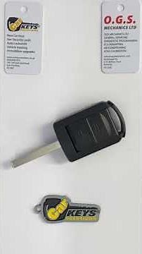 Vauxhall Combo/ Meriva/ Tigra/ Corsa key battery replacement