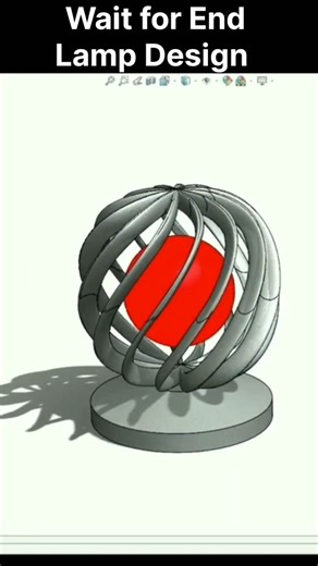 Lamp Design in Solidworks 🤘🤘#lamp #foryou #shorts #solidworks