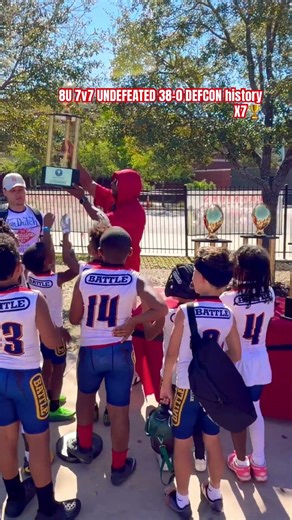 8U DEFCON history 38-0 (X7🏆) #7v7 #football #youthfootball #defcon
