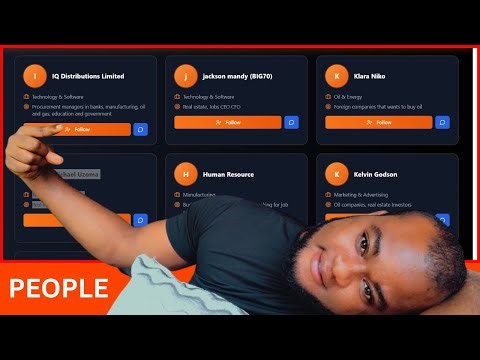 HOW TO USE PEOPLES PAGE ON EMAILWORLD