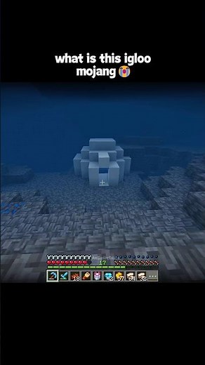 Minecraft craziest igloo in deep ocean