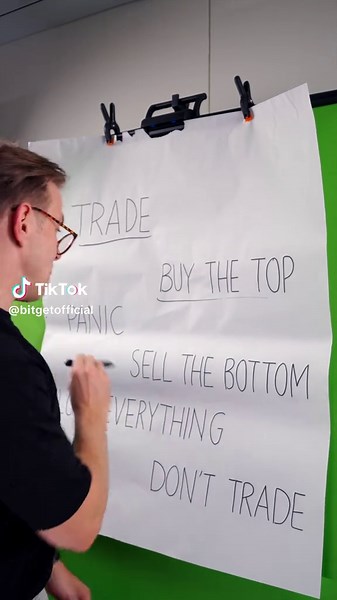 Trading explained in 13 seconds 📊😅 #Cryptotrading #Bitget #Crypto #NotSoSmart
