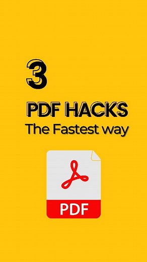 Pankaj Shivnani | Marketing Strategist on Instagram: "Follow @pankajshivnani for more. Save this for Later ☑️ 3 PDF hacks that you cannot Miss! 💛 1. Sejda.com 2. Adobe.com/in/acrobat/online/sign-pdf.html 3. Smallpdf.com #Reels #productivity #PDFhack #Pdf #Tools #Editpdf #lifehacks"