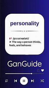 A2 English Word: PERSONALITY | Meaning & Pronunciation