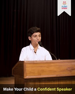 9.9K reactions · 42 shares | Don't let your child fall behind because of their inability to communicate effectively. Enroll them for live 1:1 public speaking classes by top 1% teachers, and watch as they transform into a confident speaker. | PlanetSpark - The Public Speaking Expert | Facebook