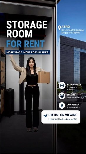 Storage Room For Rent in Singapore #singaporeproperty