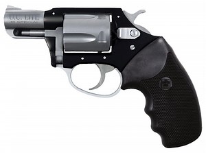 Charter Arms 53870 Undercover Lite Standard Revolver Single/Double 38 Special 2' 5 Rd Black Rubber Grip Stainless/Black Frame