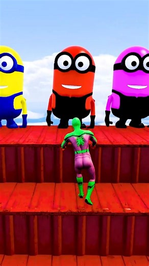 GTA 5 Epic Water Ragdolls Spiderman Jump/Fails #shorts