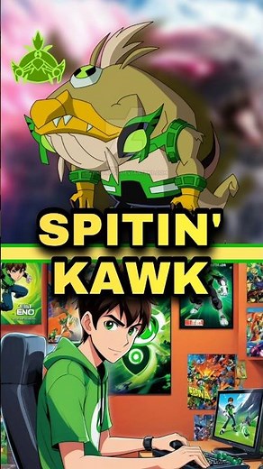 WHAT IF KICKIN' HAWK AND SPITTER FUSED| Kickin' Hawk + Spitter | #ben10 #cartoon #omnitrix #shorts