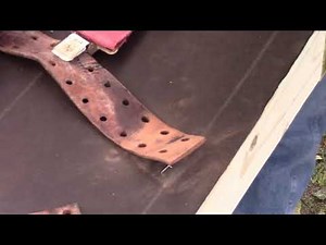Leather gluing and repair, simple leather repair. Leather belt torn. glue it back together