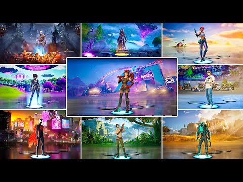 Evolution of All Fortnite Lobby Backgrounds (Chapter 1 Season 1 - Chapter 5 Season 3)
