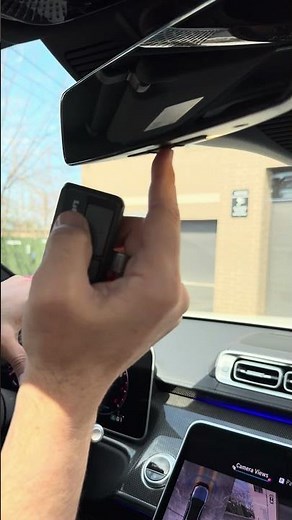That how you pair the Garage Door opener to your Mercedes-Benz #cars
