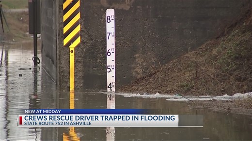 Driver rescued from flooded waters in Pickaway County